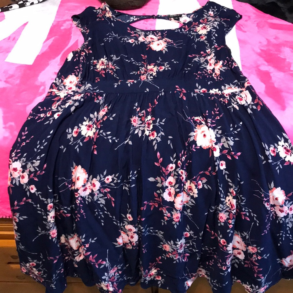 Blue floral Torrid dress